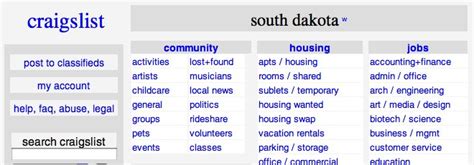 Craigslist in sioux falls south dakota. Things To Know About Craigslist in sioux falls south dakota. 